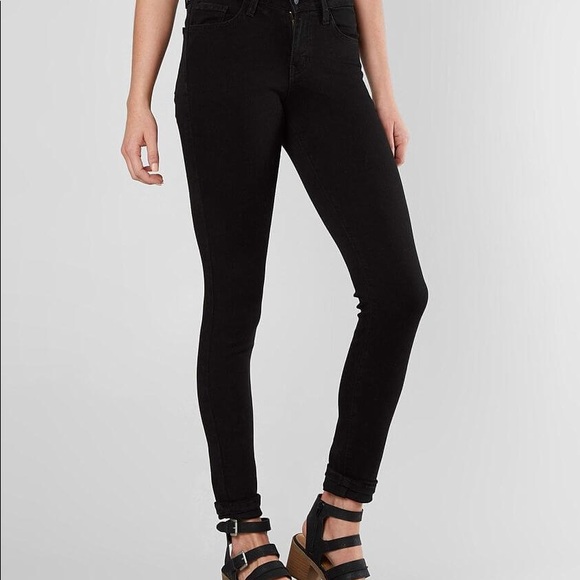 BUCKLE FLYING MONKEY black mid-rise skinny jeans - Picture 3 of 8